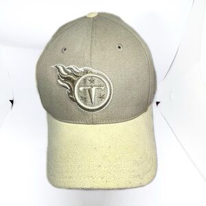 NFL Beige Titans Ball Cap Adjustable‎ Strap OSFA